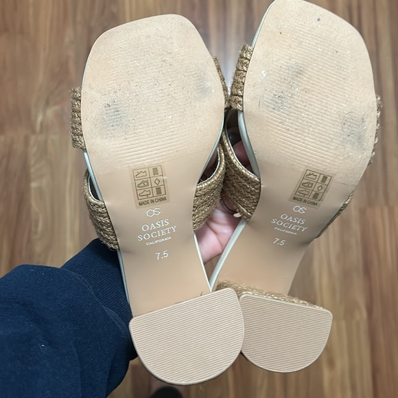 Oasis Society Raffia Heels - Picture 7 of 7